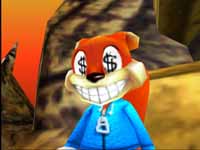 une photo d'Ã©cran de Conker s Bad Fur Day sur Nintendo 64